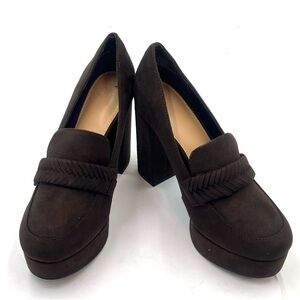 NIB Just Fab Adele Coffee Suede Pumps Size 7 & 9